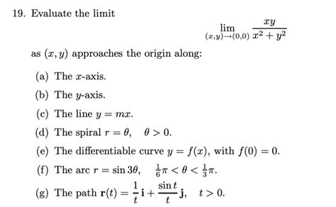 SOLVED:sm 4. a) Evaluate lim Xx+SmX b) Describe how you.